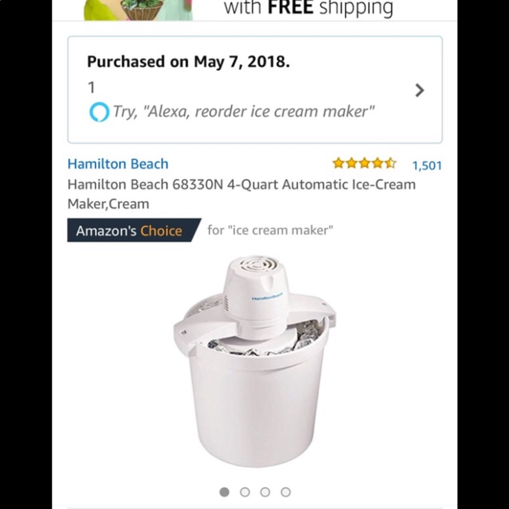 Ice cream maker